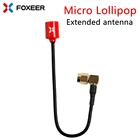 Foxeer Micro Lollipop 5,7G приемник для передачи изображения, видеооочки, сигнал удлиненная антенна, длинная версия, SMA, внутренняя игла