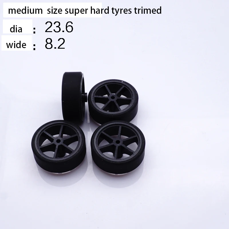 Оригинальные Шины tamiya mini 4wd супер жесткие черные и средние колеса открывают