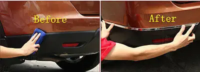 

2*Stainless Rear Bumper corner protection trim for Nissan Rogue X-Tail 2014-2016