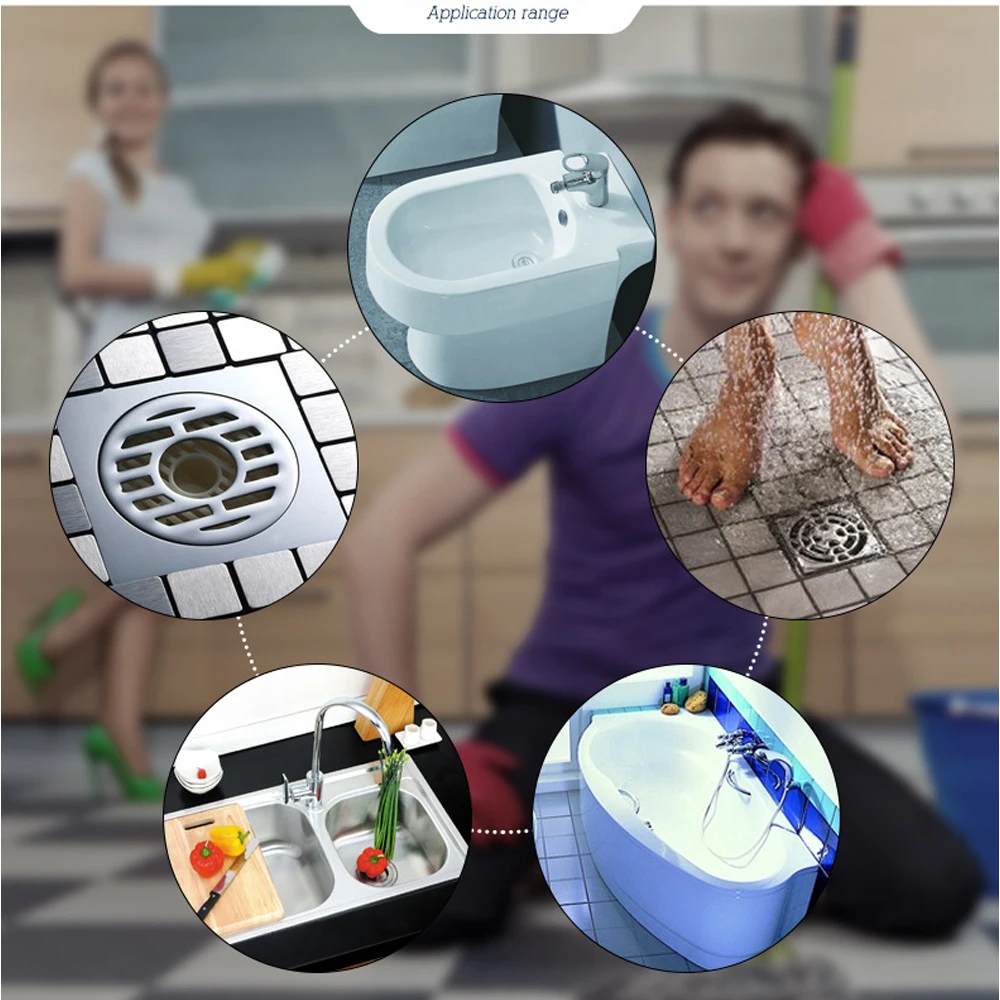 

Home Cleaner Toilet Blockage Hand Tool Pipes Unclog Sewer Pipes Dredge Kitchen Toilet Clog Sewer Spring Cleaning Tool