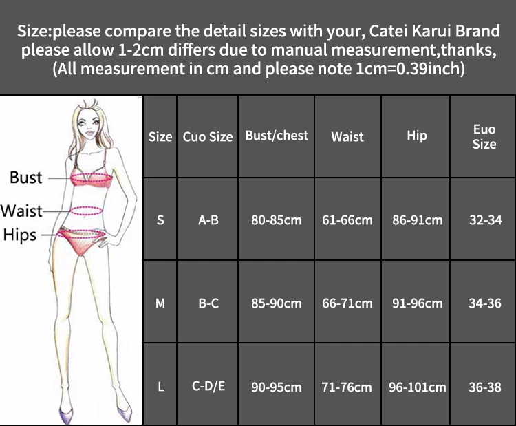 

Catei Karrui New women's swimwear high quality solid color fabric swimsuit female high waist sexy bikini womens fashion