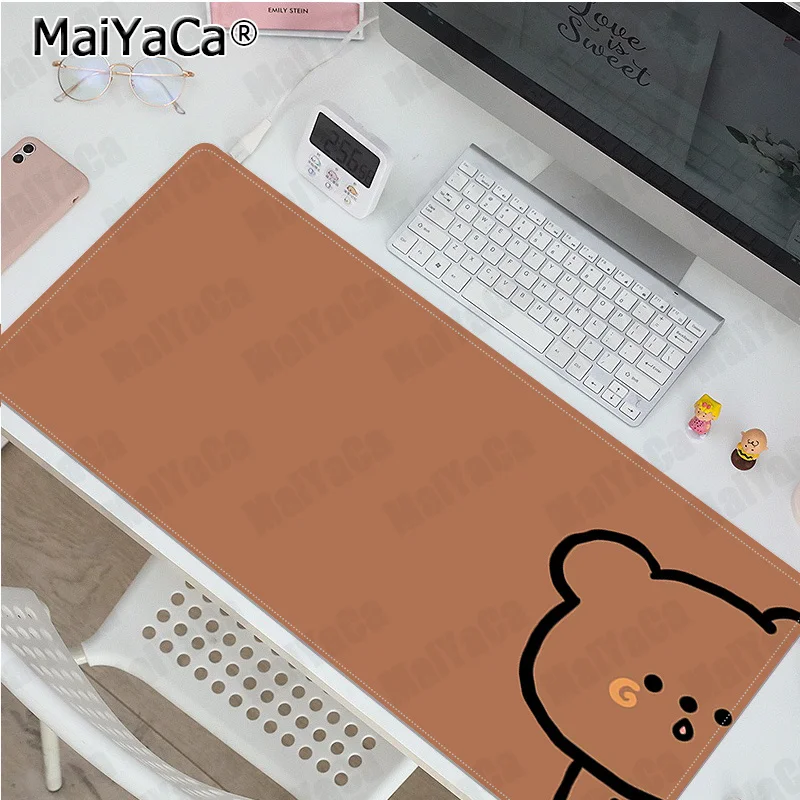 

MaiYaCa Cute koala dog crocodile bear Large sizes DIY Custom Mouse pad mat Size for Keyboards Mat Mousepad for boyfriend Gift