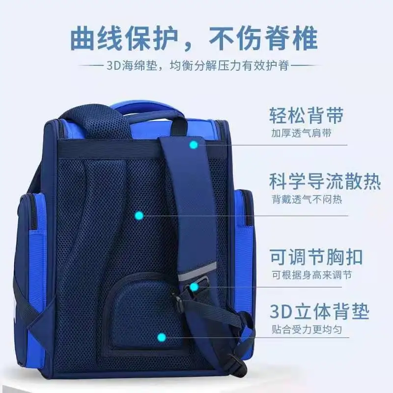 Disney New School Bags For Boy Primary Student Shoulder Backpack Orthopedic Captain America Spider Iron Man Kids Gift Mochilas