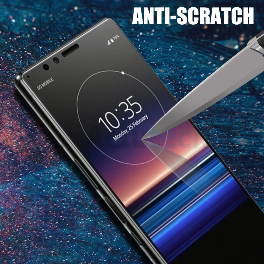 20D 3D изогнутое полноэкранное защитное стекло закаленное для Sony Xperia 1 XZ4 XZ3 XZ2 XZ1 Compact