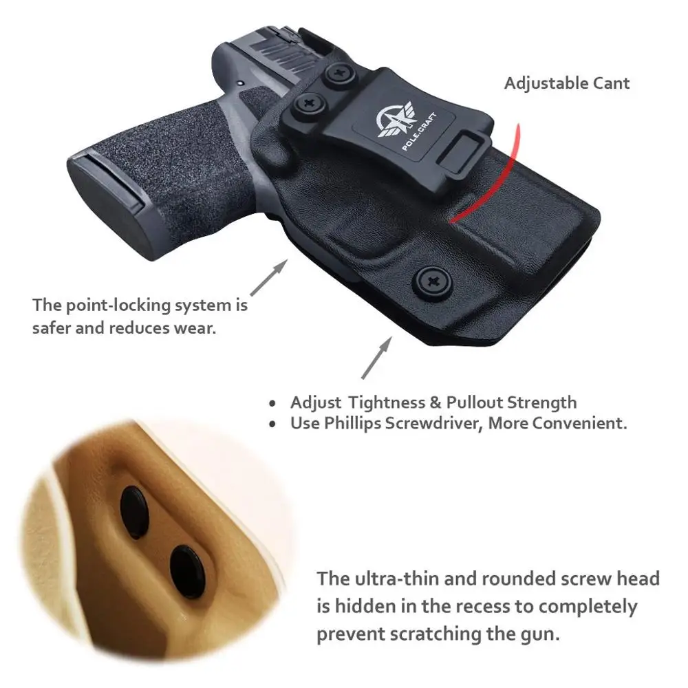 IWB Kydex чехол: скрытый пояс для переноски Спрингфилд Armory Hellcat-расширенный вход-без