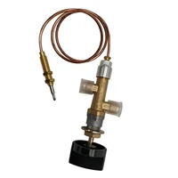 lpg fire pit gas control valve kit propane gas stove basin flame failure safety control valve kit durable universal valve shaft
