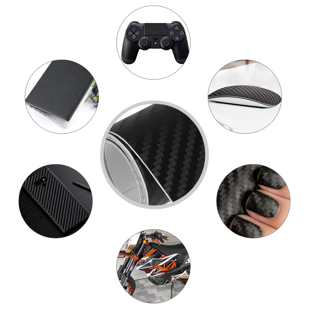 

Cars Stickers 3D Carbon Fiber Vinyl Car Wrap Sheet Roll Detachable DIY UV Resistant Film Decals Motorcycle Styling Accessories