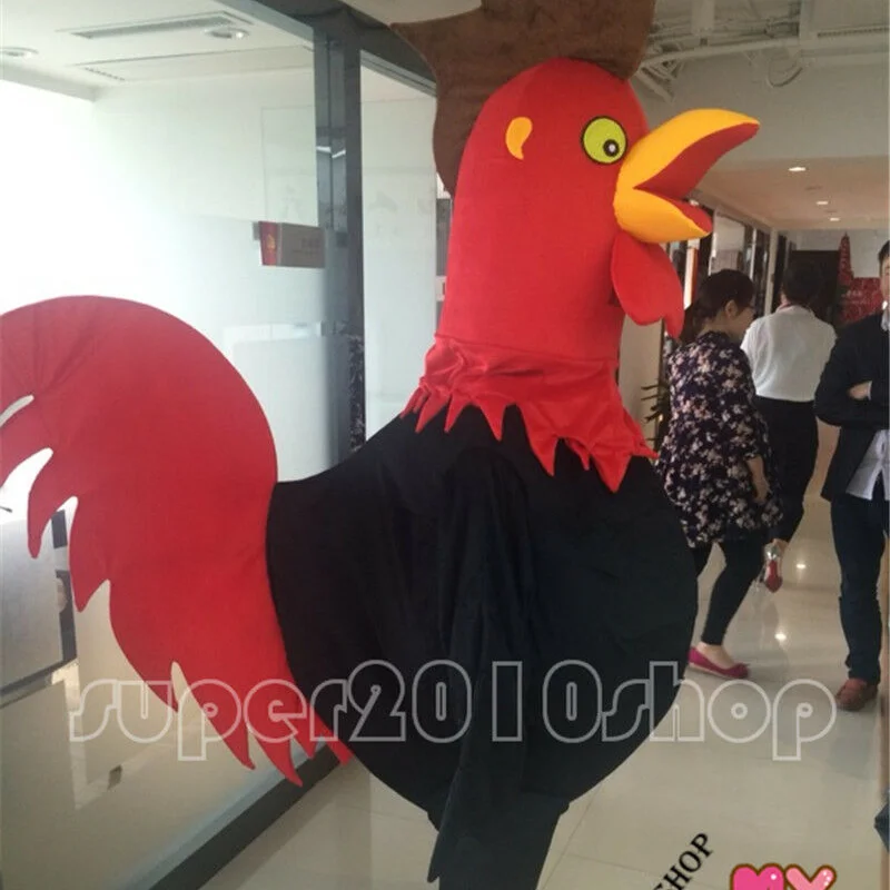 

Happy Carnival Mascot Halloween Cartoon Christmas Rooster Cosplay Performance Costume Adult Use Birthday Advertising Parade Set