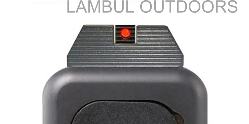 Красный зеленый волоконно оптический передний вид/задний боевой Глок скользящий