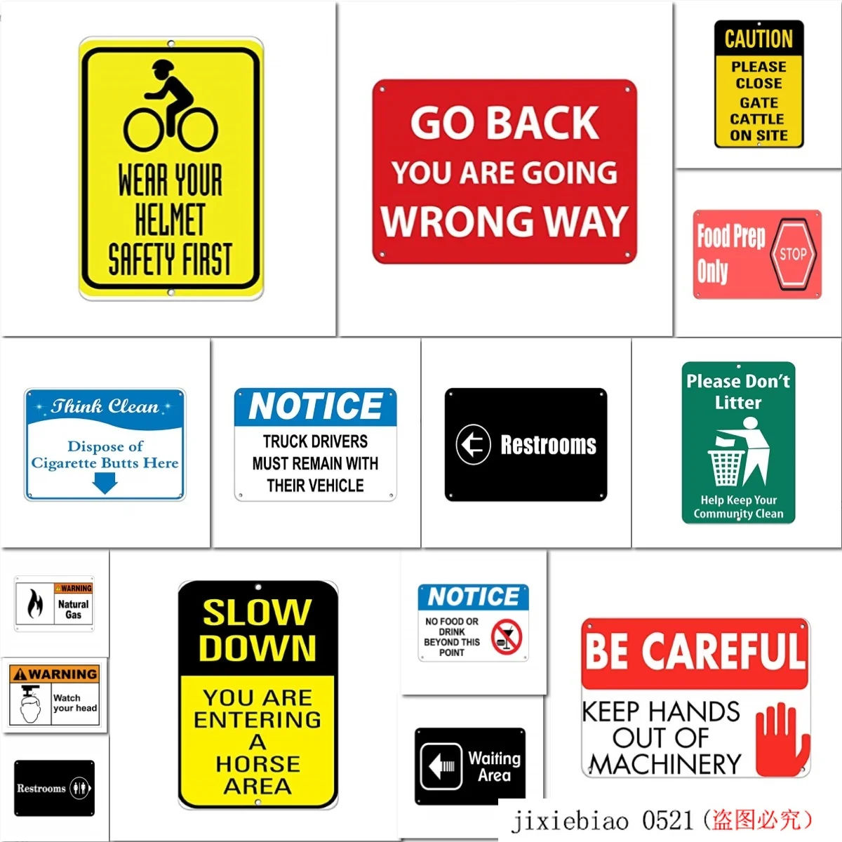 Новый жестяной знак Think Clean утилизировать сигареты здесь алюминиевый