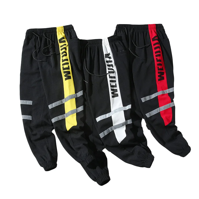 

Summer Thin Breathable Casual Pants for Boys and Teenagers Students Fashionable Stripe Ragged Feet Pants Fashion Hot