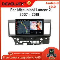 android 10 stereo car radio for mitsubishi lancer 10 cy 2007 2017 multimedia video touch screen player gps rds mp5 2din dvd