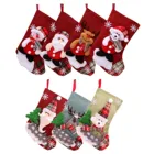 Новогодние и рождественские чулки 2022, искусственный подарок, мешок для конфет, рождественские украшения для дома, рождественские носки, украшения для рождественской елки