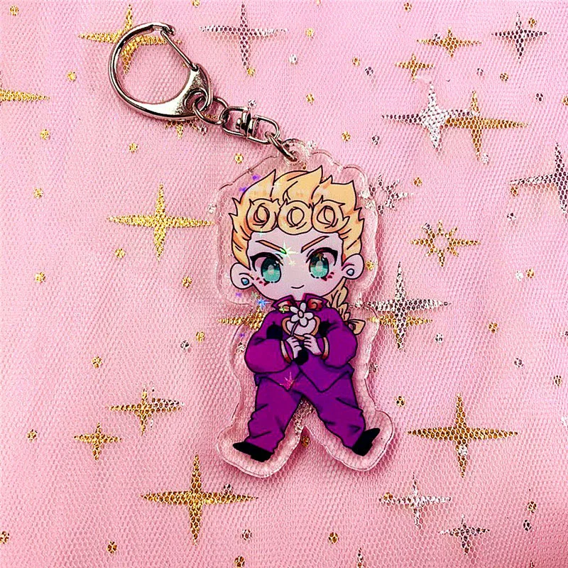 Аниме JOJO странные приключения акриловый брелок Рисунок Леоне abbacchio Кира Yoshikage