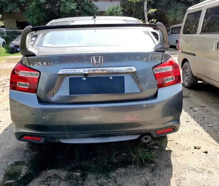 Для городского спойлера 2015-2018 honda City FD2 спойлер 3DCK ABS Пластиковый материал заднее
