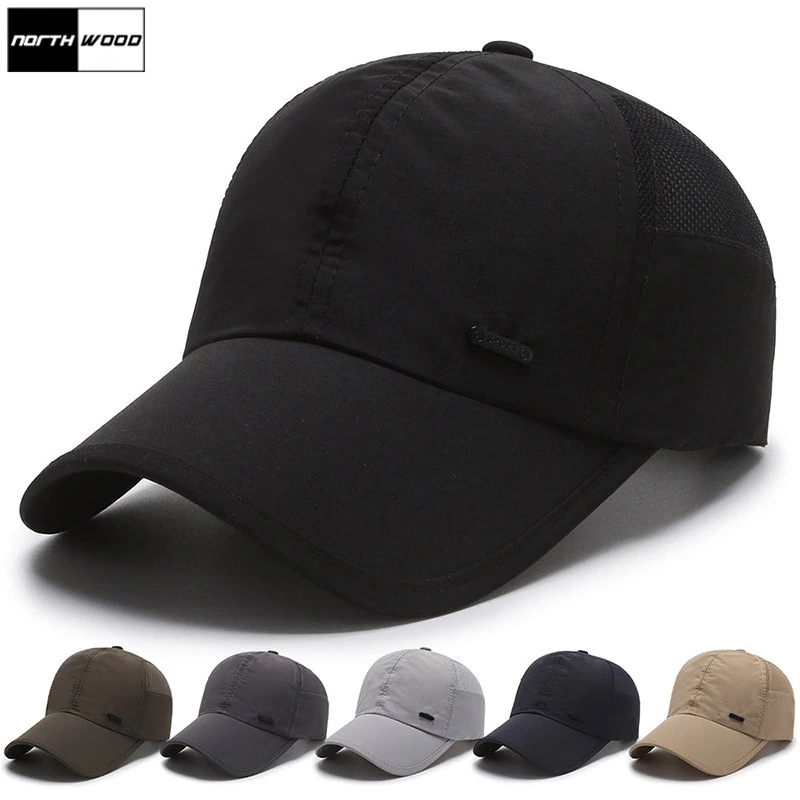 Бейсболка NORTHWOOD для мужчин и женщин Регулируемая Кепка от солнца с сеткой дышащая