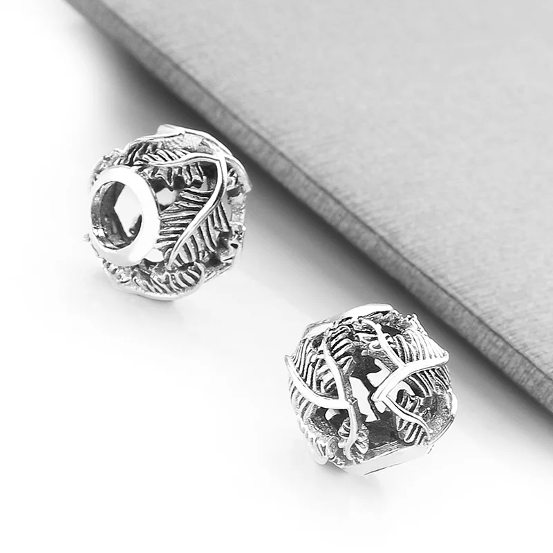 

2020 Trend 925 Silver Cute Leaf Crystal Zircon Charms Beads for Women Wedding Original Sterling Bracelets & Bangle Jewelry DIY