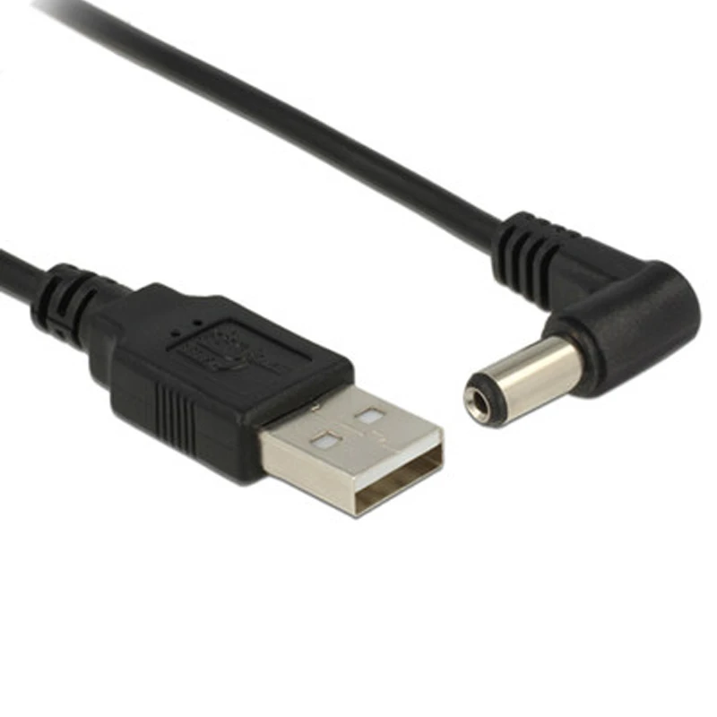 Новый вентилятор маршрутизатор микроконтроллер 1 м USB2.0 до 5 мм * 2 DC Jack провод