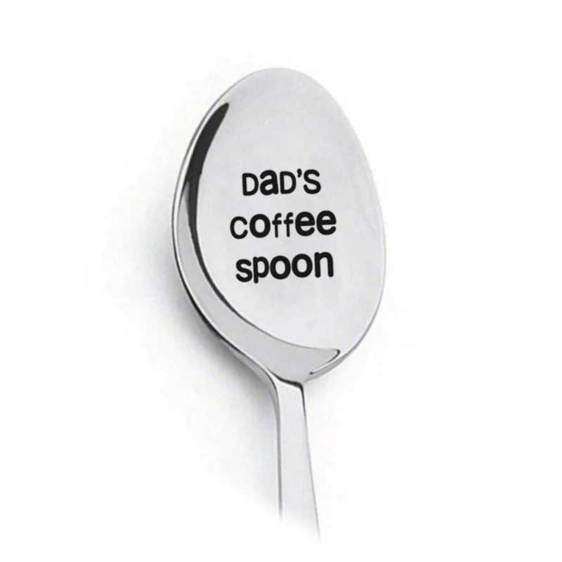 Oeinin креативный брелок для ключей мужчин DAD'S COFFEE SPOON сумки мальчиков с надписью