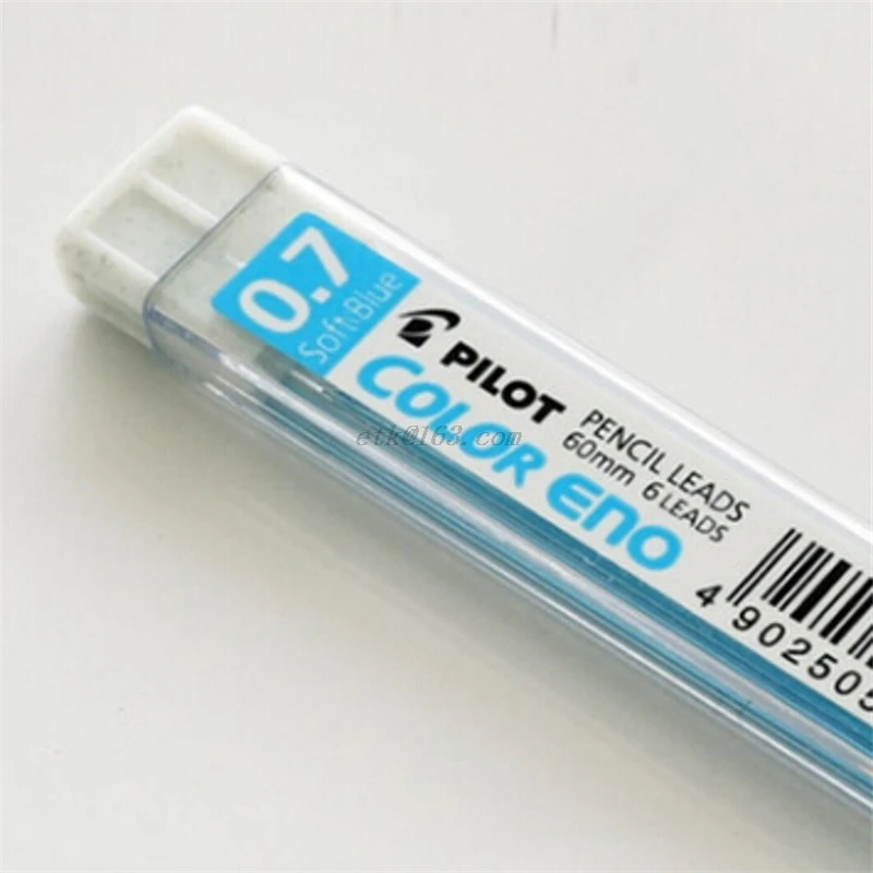 6 шт./трубка 0 7 мм Цветные свинцовые стержни механический/чертежный карандаш