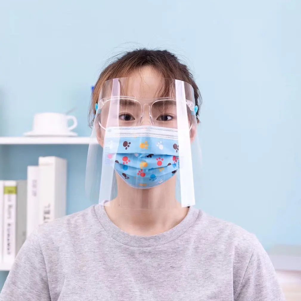 

Outdoor Dropping-proof Dustproof And Oil Splash Face Protection Fog-proof Protective Reusable Face Shield