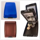 1 шт., мужской алюминиевый держатель для карт, блокирующий Жесткий Чехол, кошелек, твердая кредитная карта, анти-RFID сканирующий защитный держатель для карт