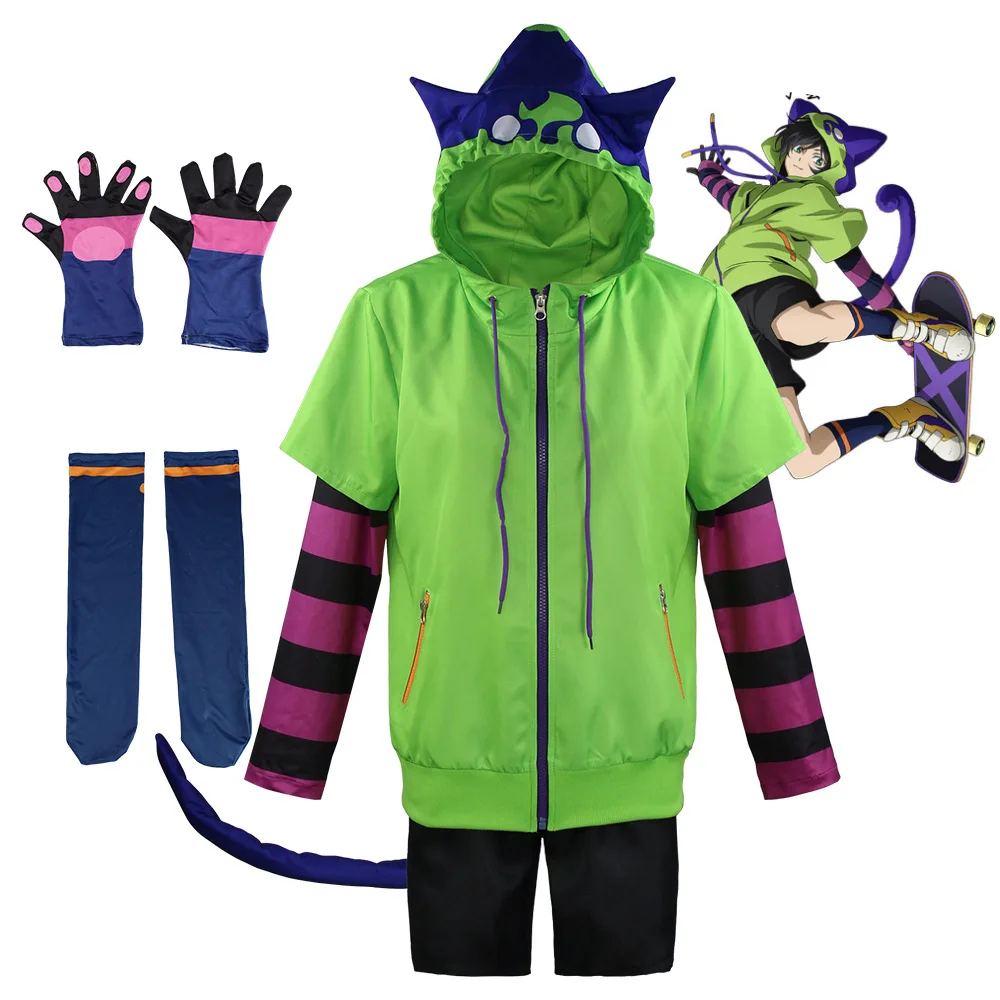 

Anime The Infinity Sk8 Miya Hoodies Cosplay Costume School Student Uniform Outfits Halloween Carnival Party Suit For Boys Men