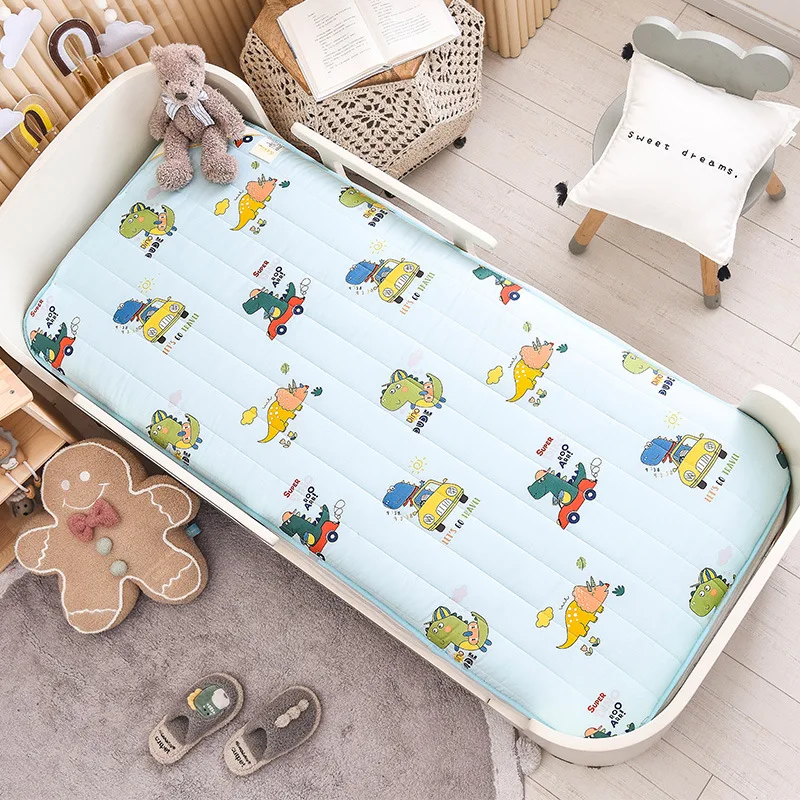 

Baby Bed Mattress Newborn Crib Bedding Set Cartoon Cotton Nursery Mattress Thickening Removable And Washable Mat For Babies