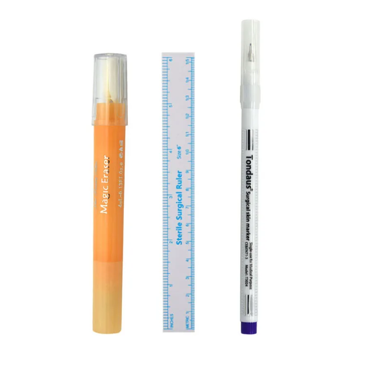 Хирургические сверхтонкие маркеры для наконечников трафарет кожи элементы Skribes