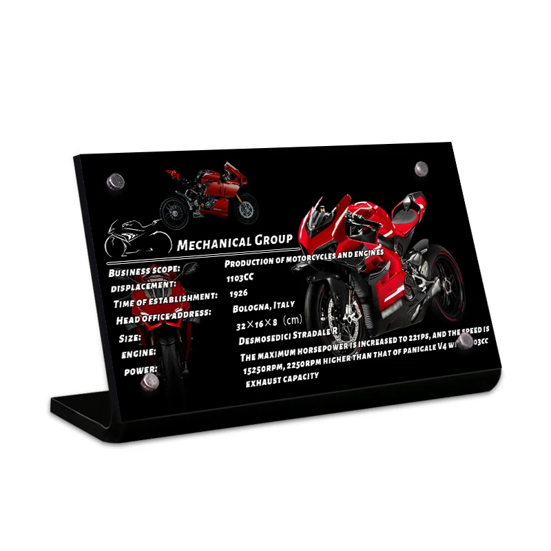 

Acrylic display stand brand for 42107
