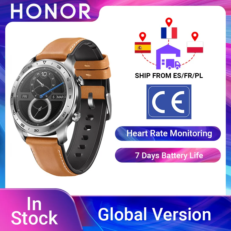 Умные часы глобальная версия Honor Magic GPS пульсометр водонепроницаемый трекер сна