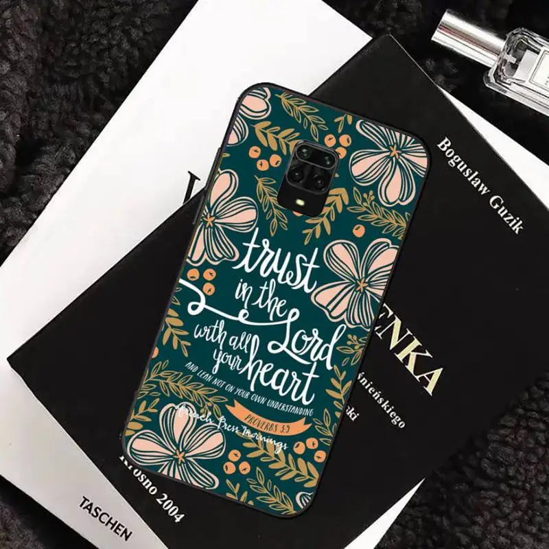 

Christian bible Piety Phone Case For xiaomi redmi 9 9a 8 8a 7 7a k30 k30pro k20 k20pro mi 9 9t 9se 10 10pro 10lite coque