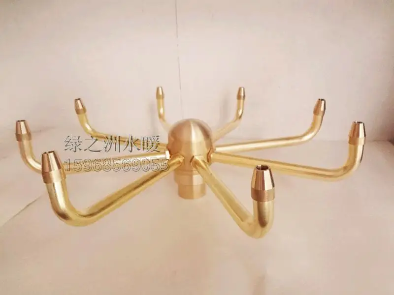 1 schlumbergera nozzle rotating nozzle feng shui car nozzle fountain full copper pipe octopussy
