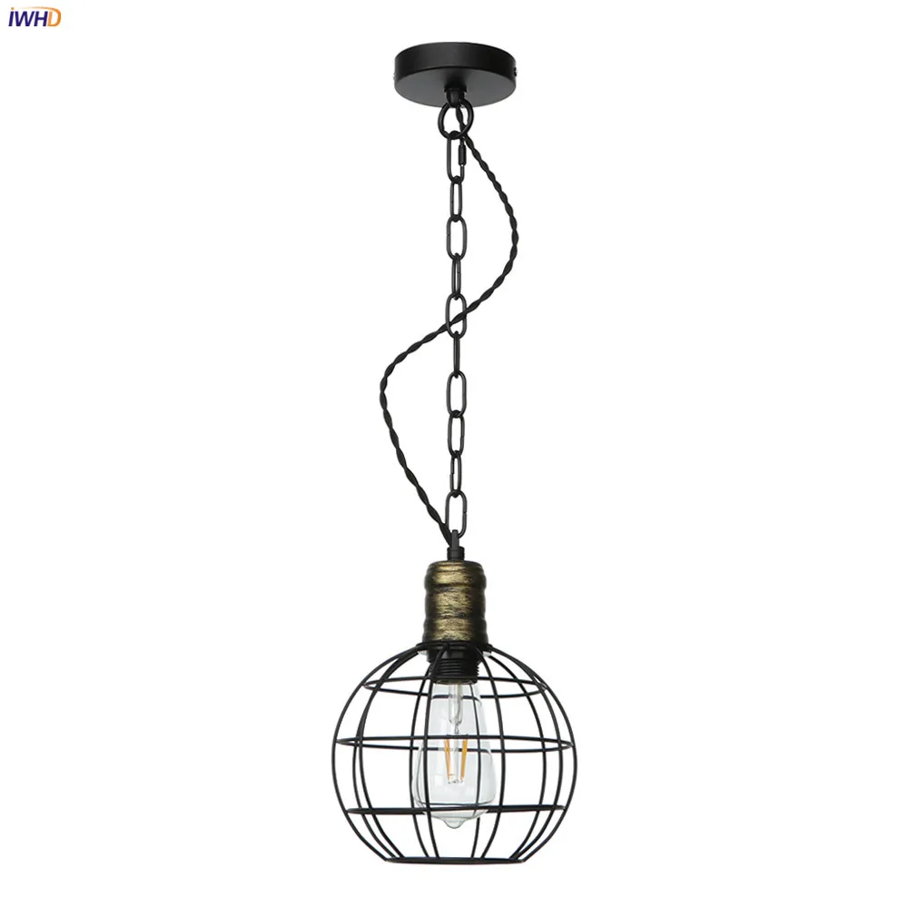Металлические подвесные светодиодные светильники IWHD в виде цепи винтажный