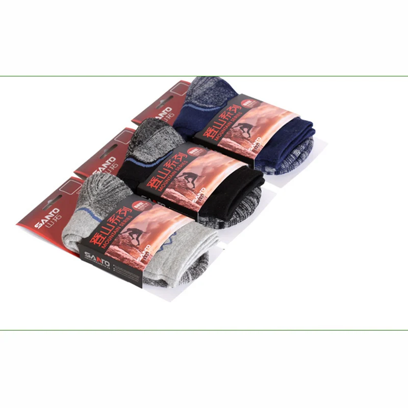 SK06M 2pairs/lot full thick sport socks outdoor socks Mountaineering socks for travel on foot