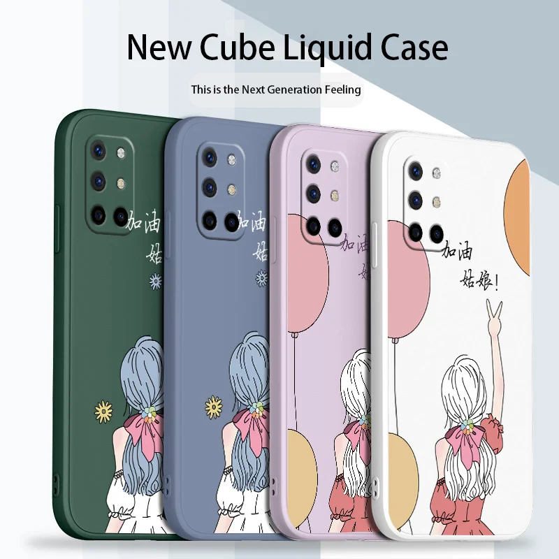 

The Girl's Back Phone Case For Oneplus 8t 9 9pro 9r pro Silicone Cover