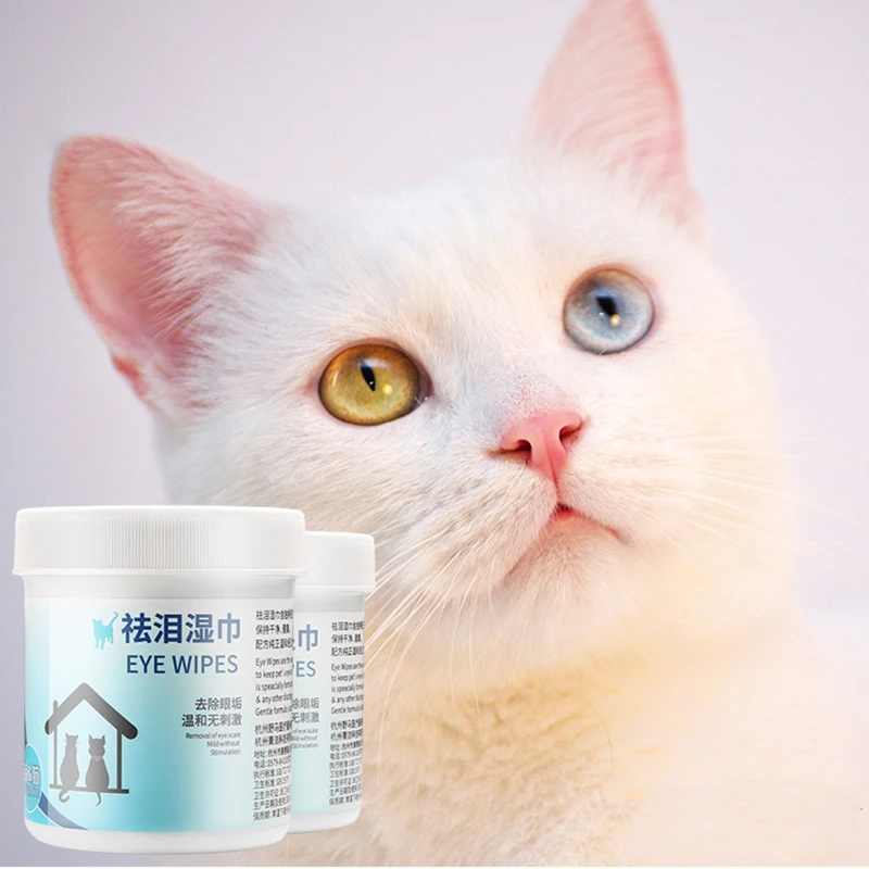 

100 шт./коробка, влажные салфетки для чистки домашних животных
