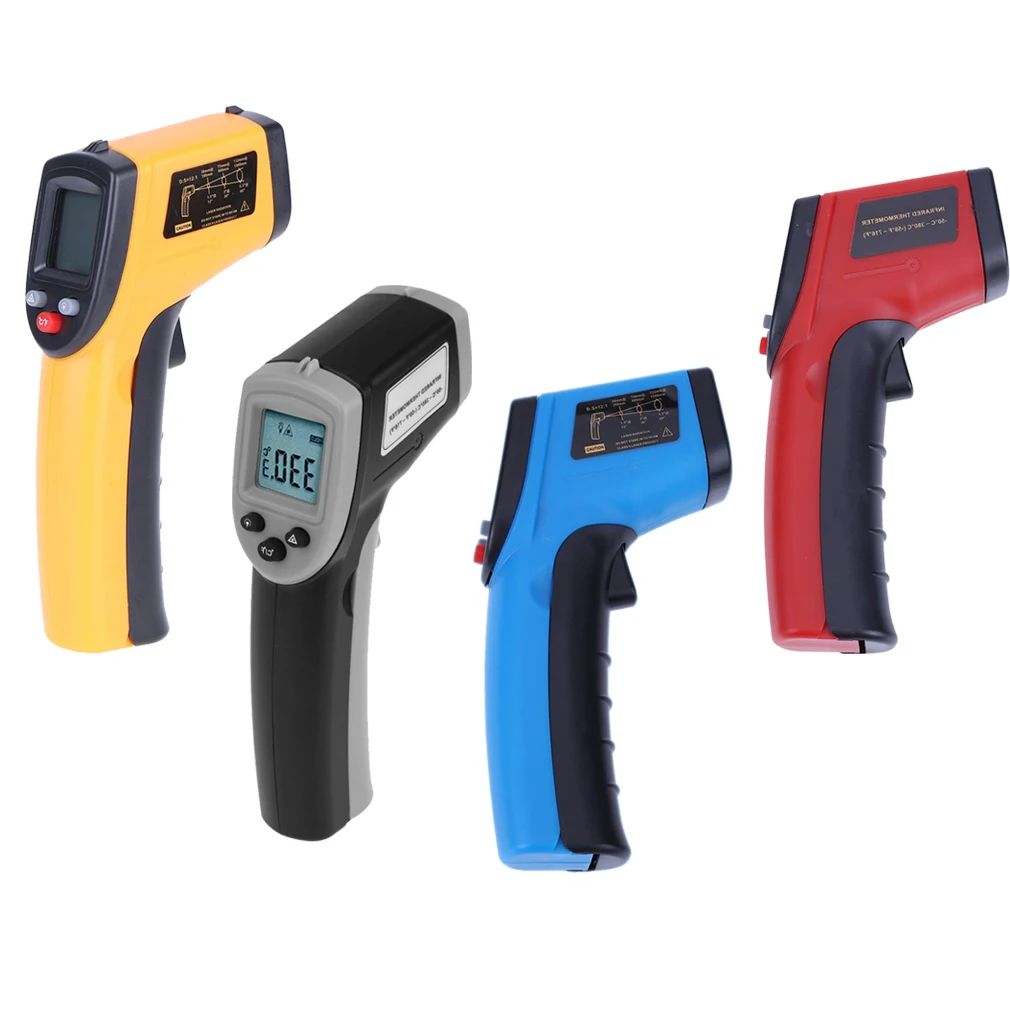 

Промышленный Бесконтактный инфракрасный термометр с ЖК-дисплеем, точный измерительный прибор, термометр-50 ~ 380 ℃/-58 ~ 716 ℉