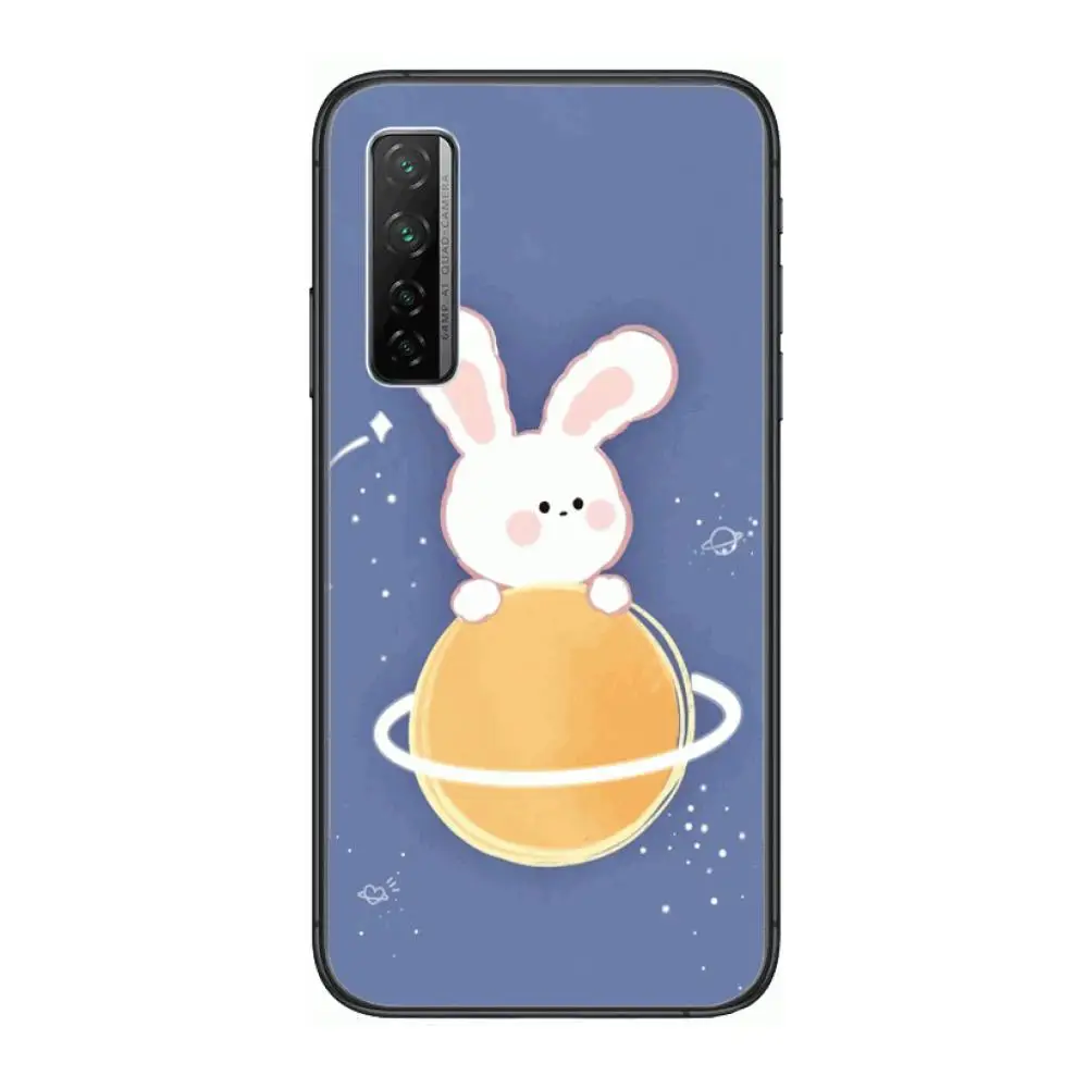 

Girls and animals Phone Case For Huawei mate 40 30 10 20 40 8 9 Lite Z Pro Black Etui 3D Coque Painting Hoesjes 5g black