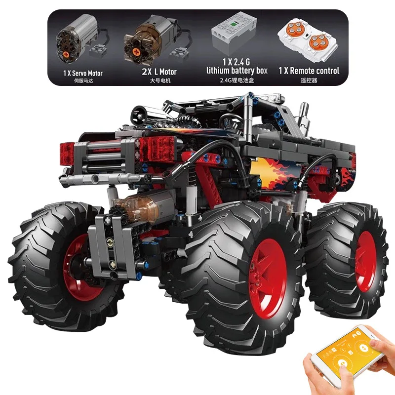 

Mould King City Technical Off-road Electric Remote Control Racing RC Car Buggy Trucks SUV Building Blocks Bricks Toys for Kids