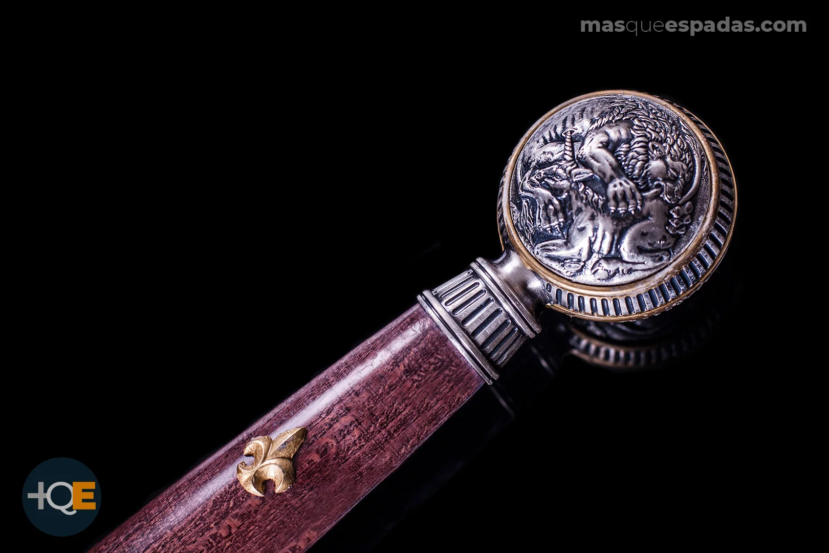 Mandouble Claymore серебро украшенное золотом|Игровые мечи| |