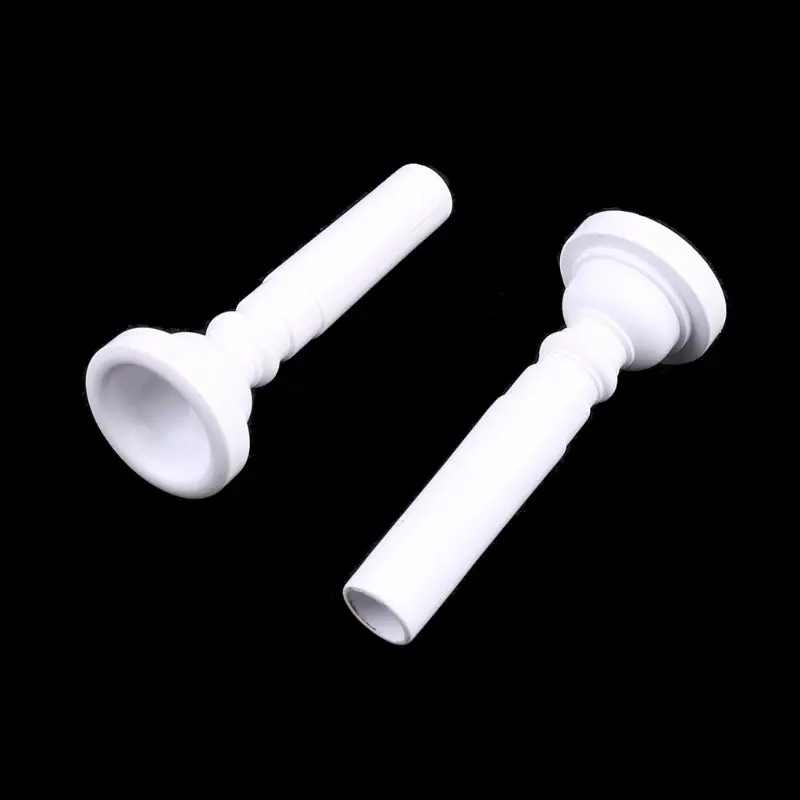 

2pcs Black/White Plastic Trumpet Mouthpiece for trumpet Accessories