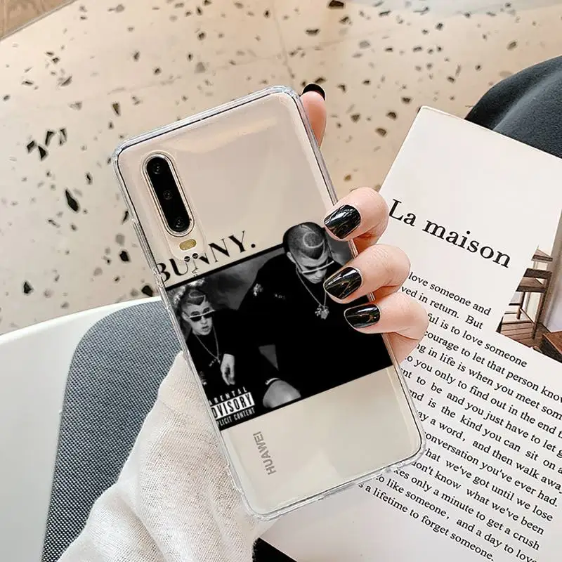 

Yo Perreo Sola Bad Bunny Phone Case Transparent for Samsung A71 S9 10 20 HUAWEI p30 40 honor 10i 8x xiaomi note 8 Pro 10t 11