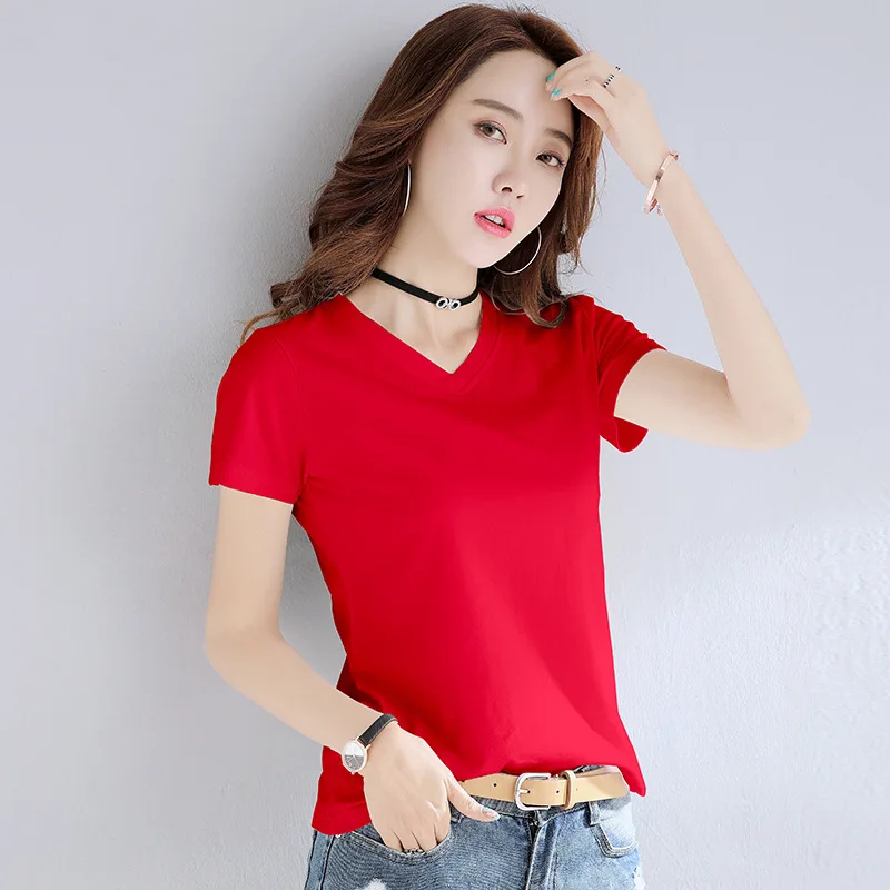 

Футболка женская одежда черная 2019 модная футболка модная Хлопковая женская черная футболка