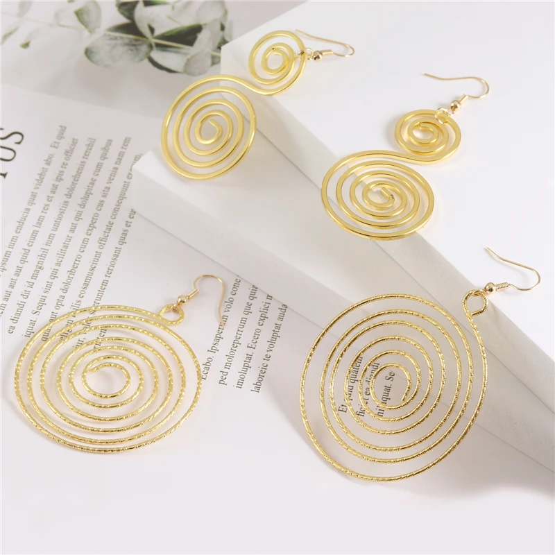 Богемные этнические индивидуальные круглые искусственные увеличенные