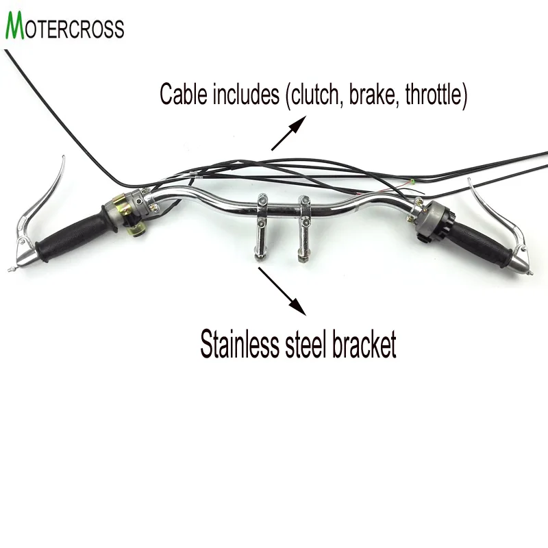 

Ural CJ-K750 Motorcycle Handlebar Assembly Handle Bar Bracket Grip Lever Cable Ural R1 R71 M72 KC750 CJK750 Parts