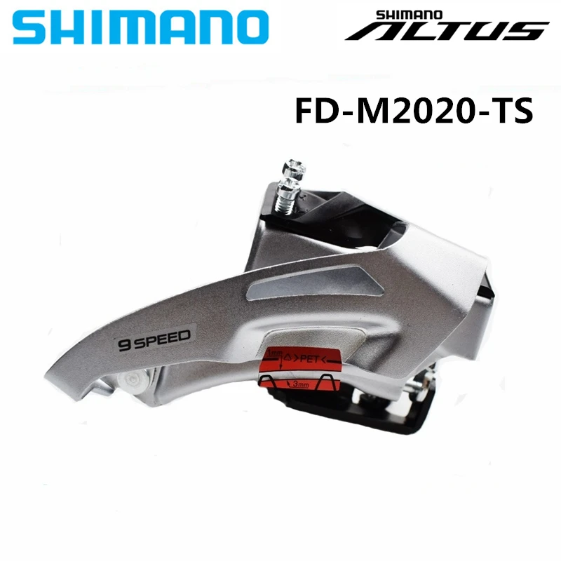 Передний переключатель передач SHIMANO ALTUS FD-M2020-TS для горного велосипеда 2x9