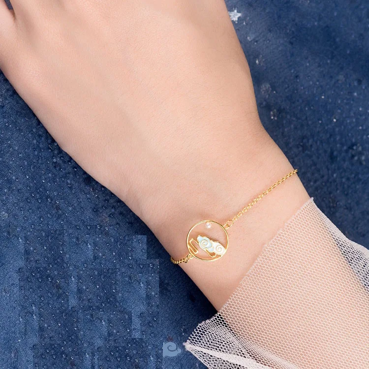 

Grandmaster of Demonic Cultivation MDZS The Untamed Antiquity Bracelet Ring Cosplay Classical Women Girls wristband Accessories