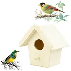 Большое Гнездо Dox, домик для птиц, деревянная клетка ручной работы, уличный домик для птиц, садовый двор, подвесные товары для домашних животных, ремесла