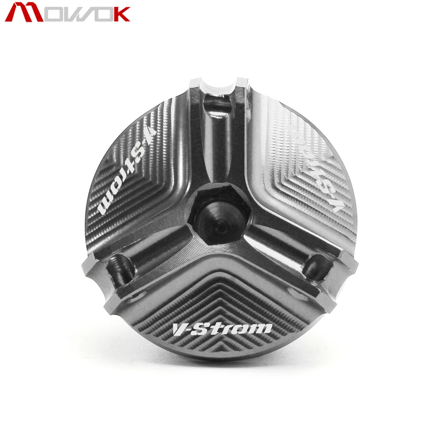 Для SUZUKI V-STORM 250 V-STORM 650/XT VSTORM 1000/XT Мотоцикл с ЧПУ Алюминиевый Масляный наполнитель крышка штекер